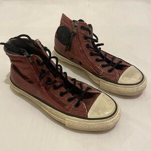 Converse x John Varvatos Chuck Taylor All Star High Top Double Zip Size M 5 W 7
